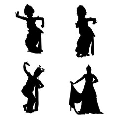 traditional dancer silhouette