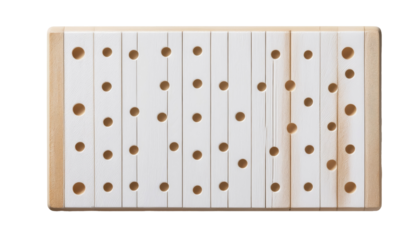 Wooden Peg Board for Kids’ Learning and Play, Engaging Educational Toy for Early Development on transparent background