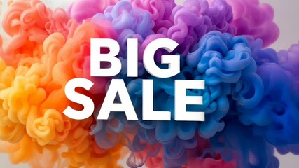 Big sale discount promotion offer clearance savings deals shop now limited time only special event colors 4k video - Powered by Adobe
