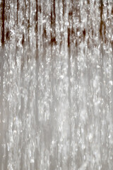 Water is flowing fast