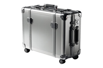 Side view of airport travel gear