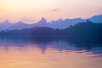 Cheow Lan Lake, Khao Sok National Park, Surat Thani, Thailand, Southeast Asia.