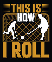 Hockey t shirt design.