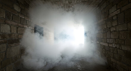 Eerie Passage Into Light Reveals Mystery And Creates a Moody Atmosphere