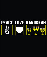 Hanukkah t-shirt design.