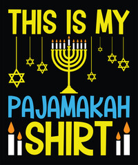 Hanukkah t-shirt design.