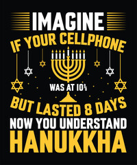 Hanukkah t-shirt design.