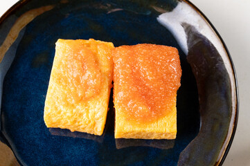 玉子焼きと明太子