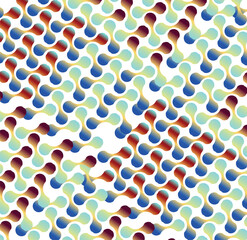 Abstract color gradient background with geometric shapes pattern. Vector illustration in flat style