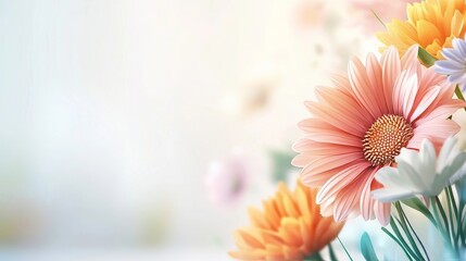 Fototapeta premium bouquet of flowers