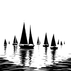 sailboat on the lake
