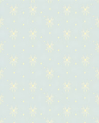 Fototapeta premium Celestial blue Mudmee with natural elegance, seamless pattern.