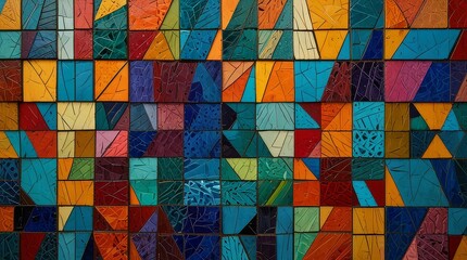 abstract geometric background with modern vector art