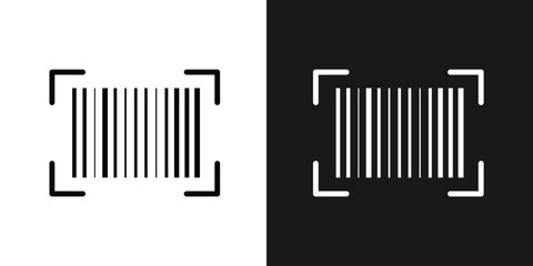 Barcode isolated on white background, Code stripes sticker, Barcode labels, customers qr code, Simple fake bar code, Bar code for web design, Barcode product distribution icon in eps 10.
