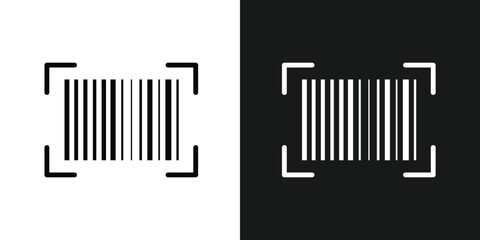 Barcode isolated on white background, Code stripes sticker, Barcode labels, customers qr code, Simple fake bar code, Bar code for web design, Barcode product distribution icon in eps 10.