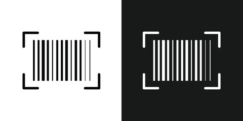 Barcode isolated on white background, Code stripes sticker, Barcode labels, customers qr code, Simple fake bar code, Bar code for web design, Barcode product distribution icon in eps 10.