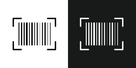 Barcode isolated on white background, Code stripes sticker, Barcode labels, customers qr code, Simple fake bar code, Bar code for web design, Barcode product distribution icon in eps 10.