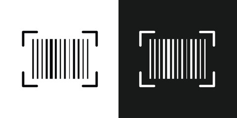 Barcode isolated on white background, Code stripes sticker, Barcode labels, customers qr code, Simple fake bar code, Bar code for web design, Barcode product distribution icon in eps 10.