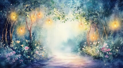 there is a pathway with stairs and flowers in the middle, beautiful render of a fairytale, enchanted magical fantasy