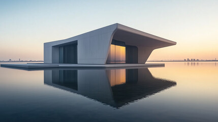 Fototapeta premium house on the lake
