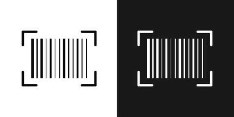 Barcode isolated on white background, Code stripes sticker, Barcode labels, customers qr code, Simple fake bar code, Bar code for web design, Barcode product distribution icon in eps 10.