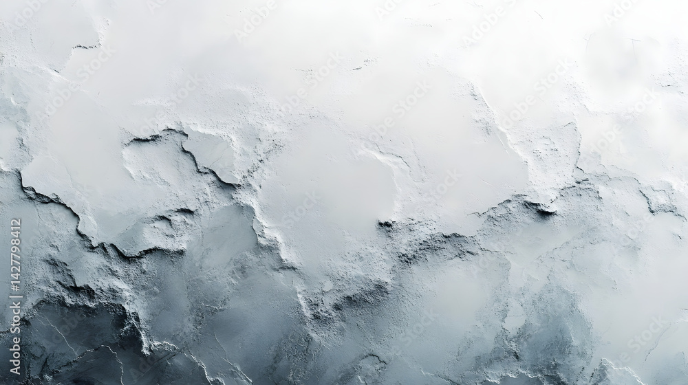 Aufkleber dynamic abstract waves ocean surface digital art calm environment top view fluid movement