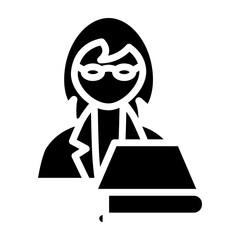 Insured Package Vector Glyph Icon Design