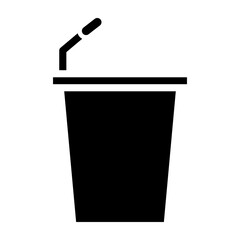 Mail Folder Vector Glyph Icon Design