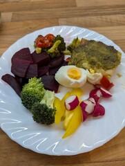 small healthy dinner