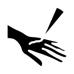 Henna Vector Glyph Icon Design