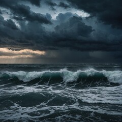 Describe a sea view just before a storm hits—a brooding sky, rising waves, and the charged energy in the air. It’s dramatic, yet beautiful in its own way. How does it affect the mood of the scene?