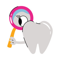 Looking mirror vector Sticker. Eps 10 file