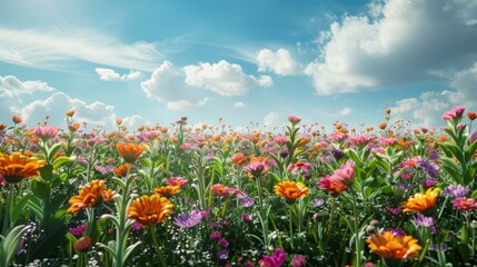 diaffenbachia flowers field on sunny day. diaffenbachia flowers. flowers