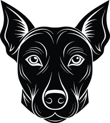 Dog Bone Silhouette Vector - Black Pet Accessory Vector