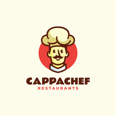 CappaChef – Vintage Chef Mascot Logo Design