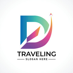 Traveling tour holiday trip summer logo
