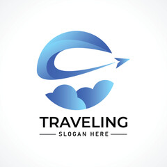 Traveling tour holiday trip summer logo
