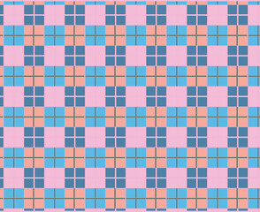 Fototapeta premium Colorful tartan plaid patterns perfectly aligned repeating designs for prints and web backgrounds