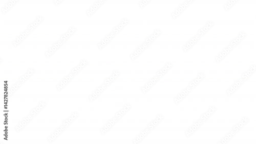 Poster register concept icon line animation. input login to access computer system. digital data update. in