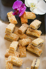 Kaasstengels dutch indonesian cookies cheese snack in the shape of sticks