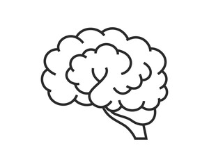 脳、人工知能のイラスト