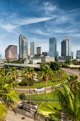 Tampa Bay Florida downtown city skyline view