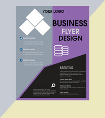 Flat abstract business conference social media template ,Corporate business template