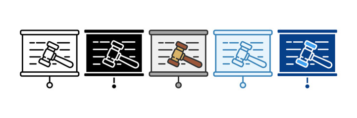 Presentation  Icon Element For Design