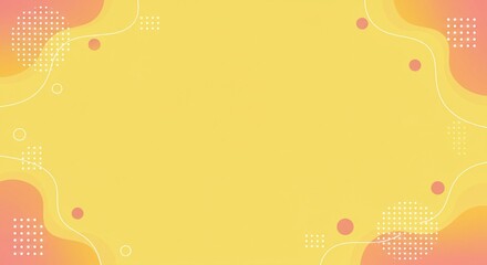 サムネイルで際立つポップな抽象背景デザイン