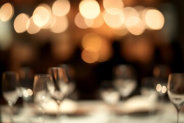 Restaurant Table Setting