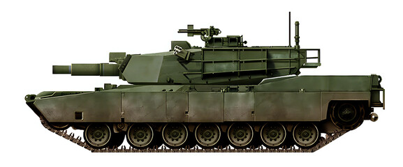 M151A1 MBT (A variant of the modernization of the M1 Abrams tank, with the installation of a 152mm gun, such as the M551 Sheridan)