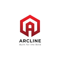 Obraz premium Real Estate logo, A letter logo for real estate