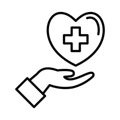 Obraz premium Life Insurance Icon