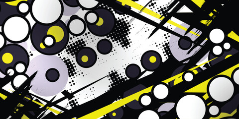 Abstract racing background with circle object
